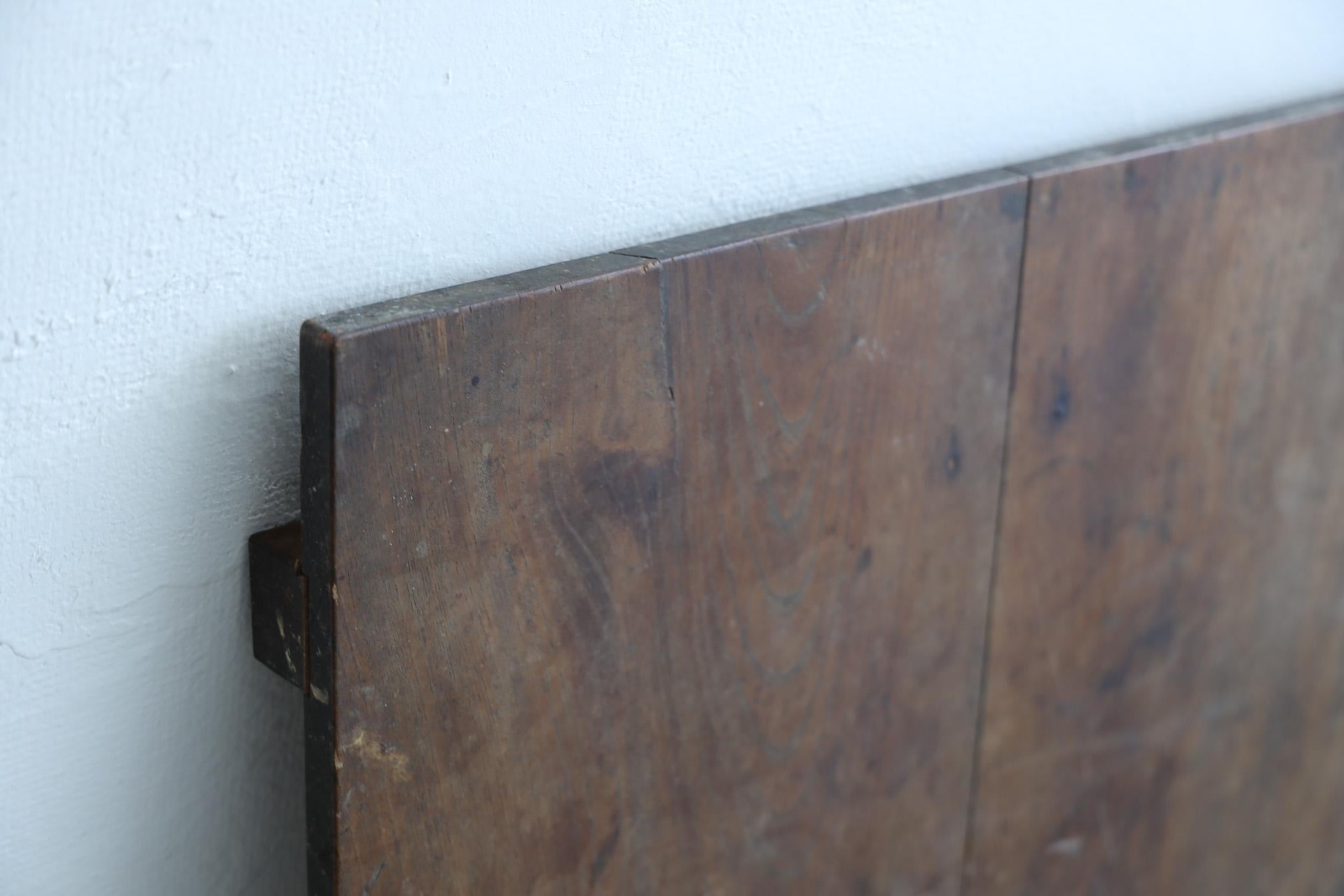 Japanese Antique Wooden Board , Wall Decoration Abstract Art , Wabi-Sabi For Sale 1