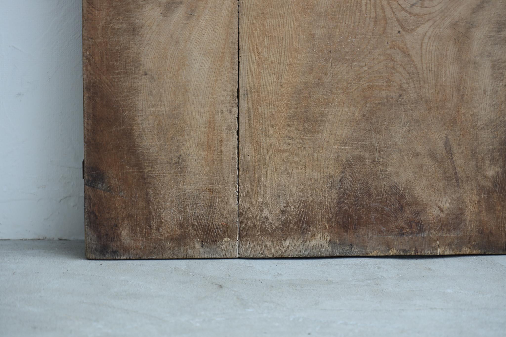 XX secolo Tavola giapponese in legno antico, decorazione da parete, arte astratta, Wabi-Sabi in vendita