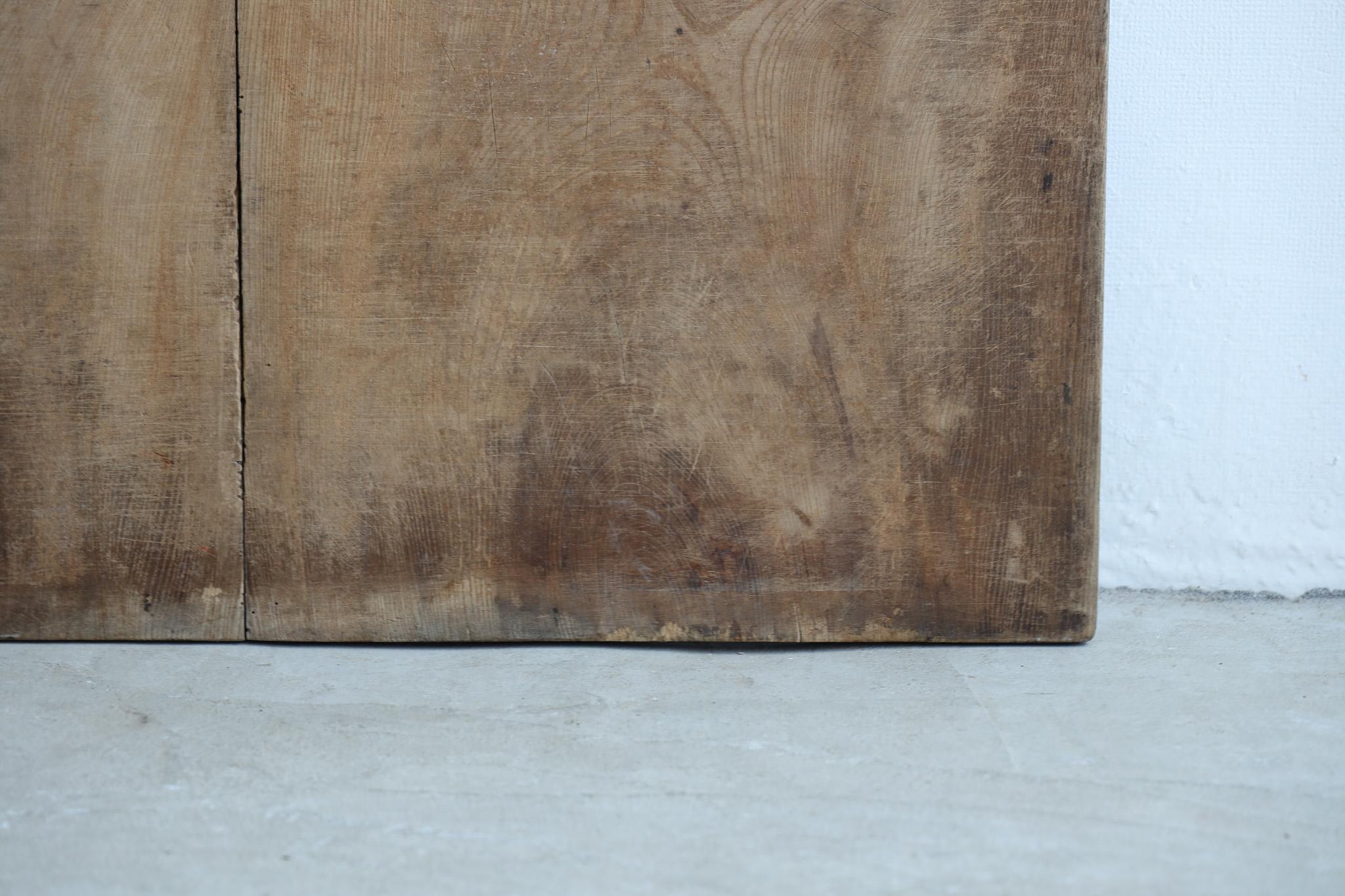 Legno Tavola giapponese in legno antico, decorazione da parete, arte astratta, Wabi-Sabi in vendita