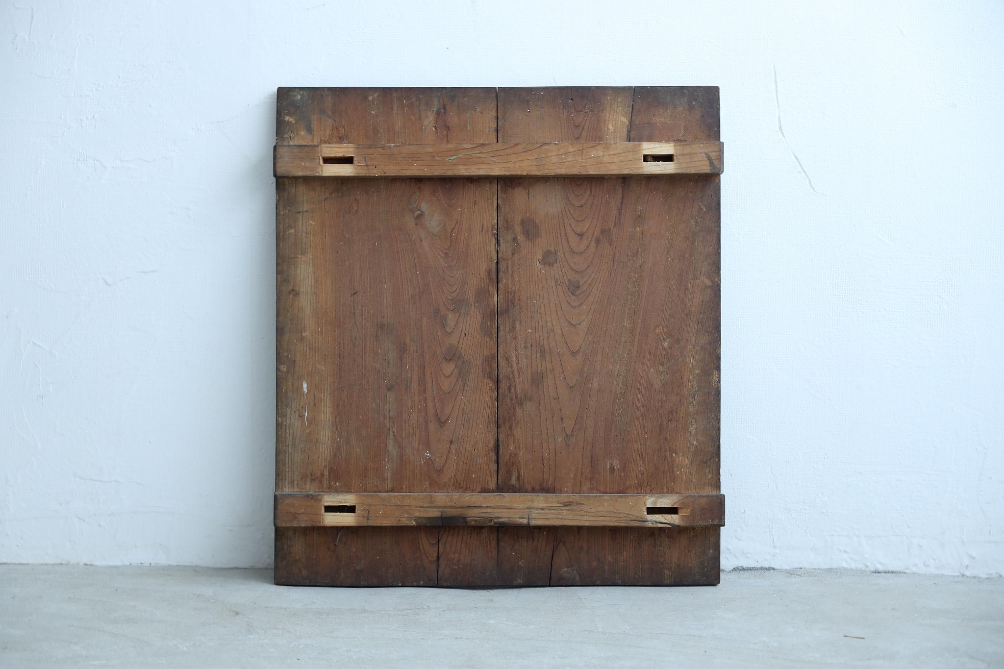 Japanese Antique Wooden Board , Wall Decoration Abstract Art , Wabi-Sabi For Sale 3