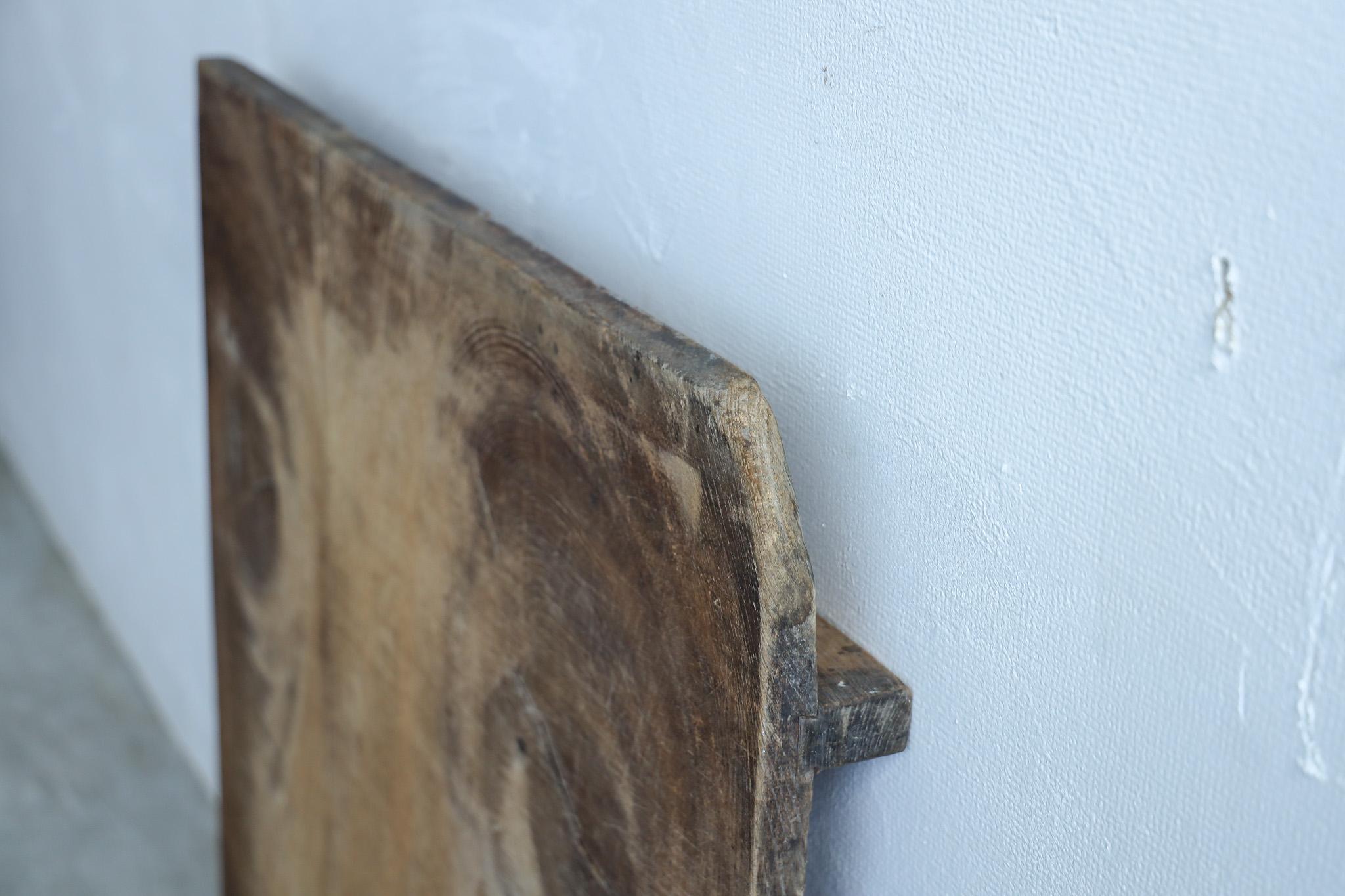 Tavola giapponese in legno antico, decorazione da parete, arte astratta, Wabi-Sabi in vendita 2