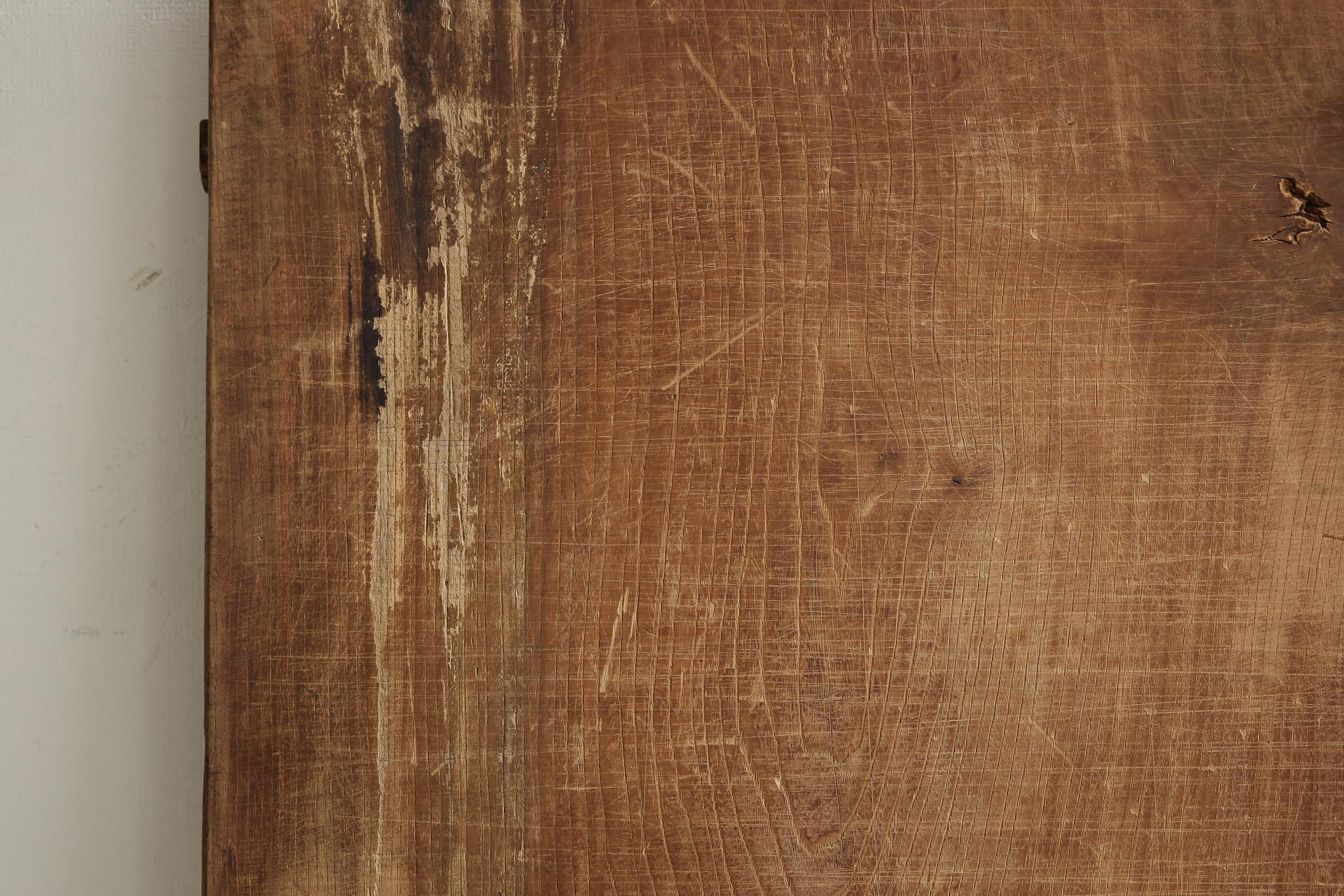 Japanese Antique Wooden Board , Wall Decoration Abstract Art , Wabi-Sabi For Sale 4