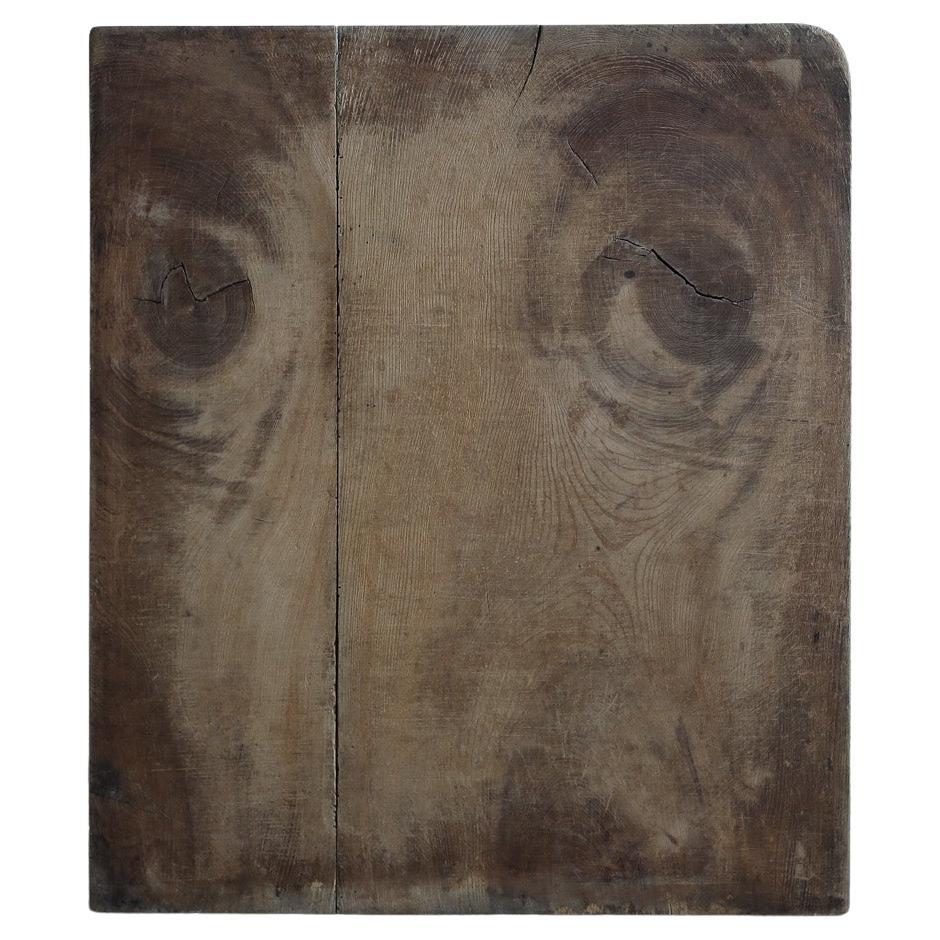 Tabla de Madera Antigua Japonesa , Decoración de Pared Arte Abstracto , Wabi-Sabi