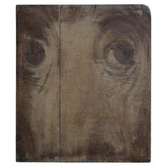Tabla de Madera Antigua Japonesa , Decoración de Pared Arte Abstracto , Wabi-Sabi