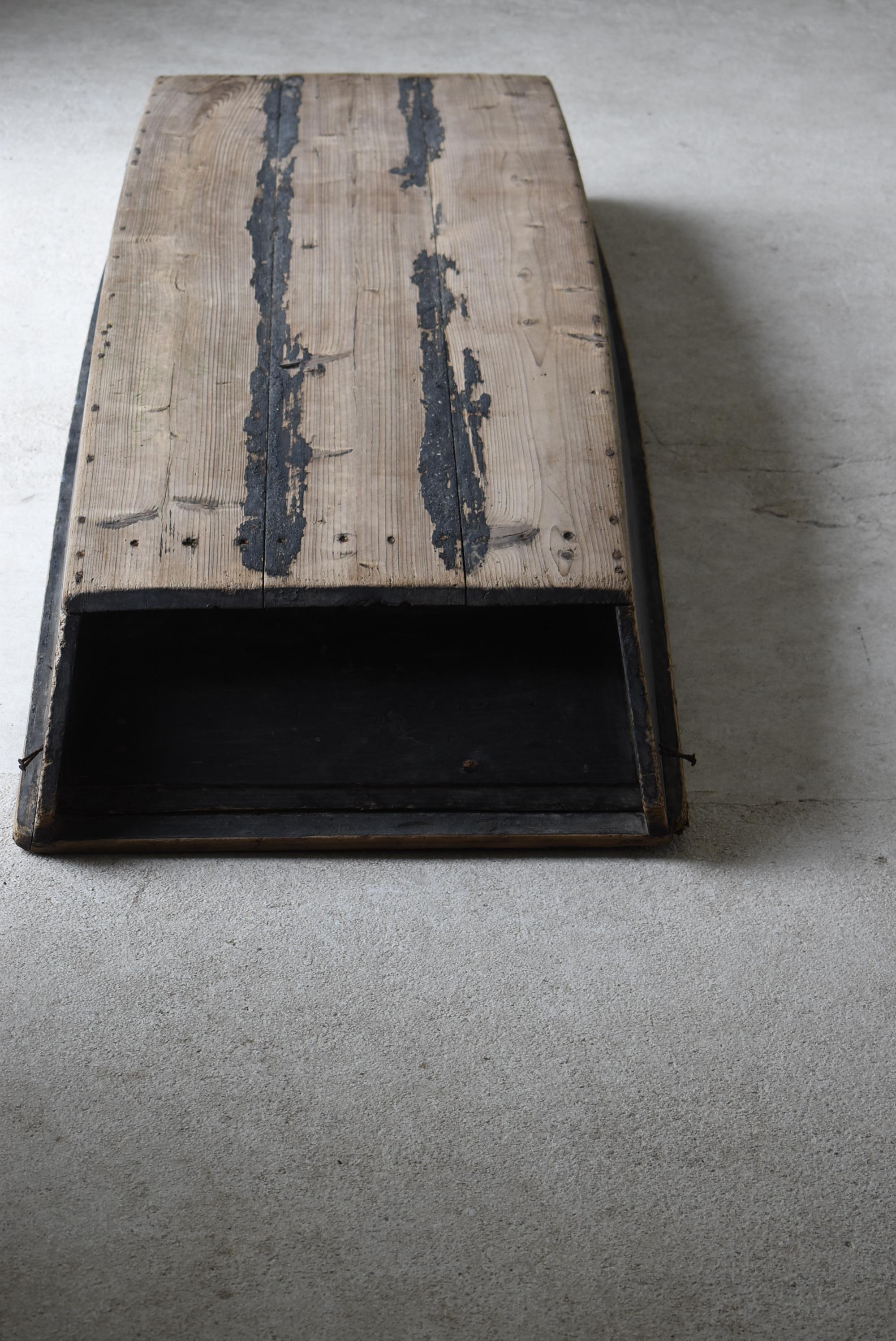 Japanese Antique Wooden Boat 1860-1900s / Wood Bowl Wabi Sabi Mingei 8