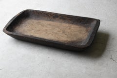 Japanese Antique Wooden Bowl 1860s-1900s/Mingei Wabi-sabi Primitive Object