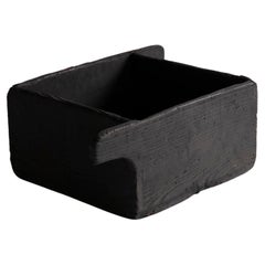 Ciotola antica giapponese in legno 1860-1900/Mingei Wabisabi Oggetto primitivo