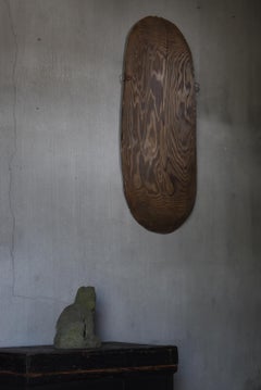 Japanese Antique Wooden Bowl 1860s-1900s / Wabi Sabi Primitive Object
