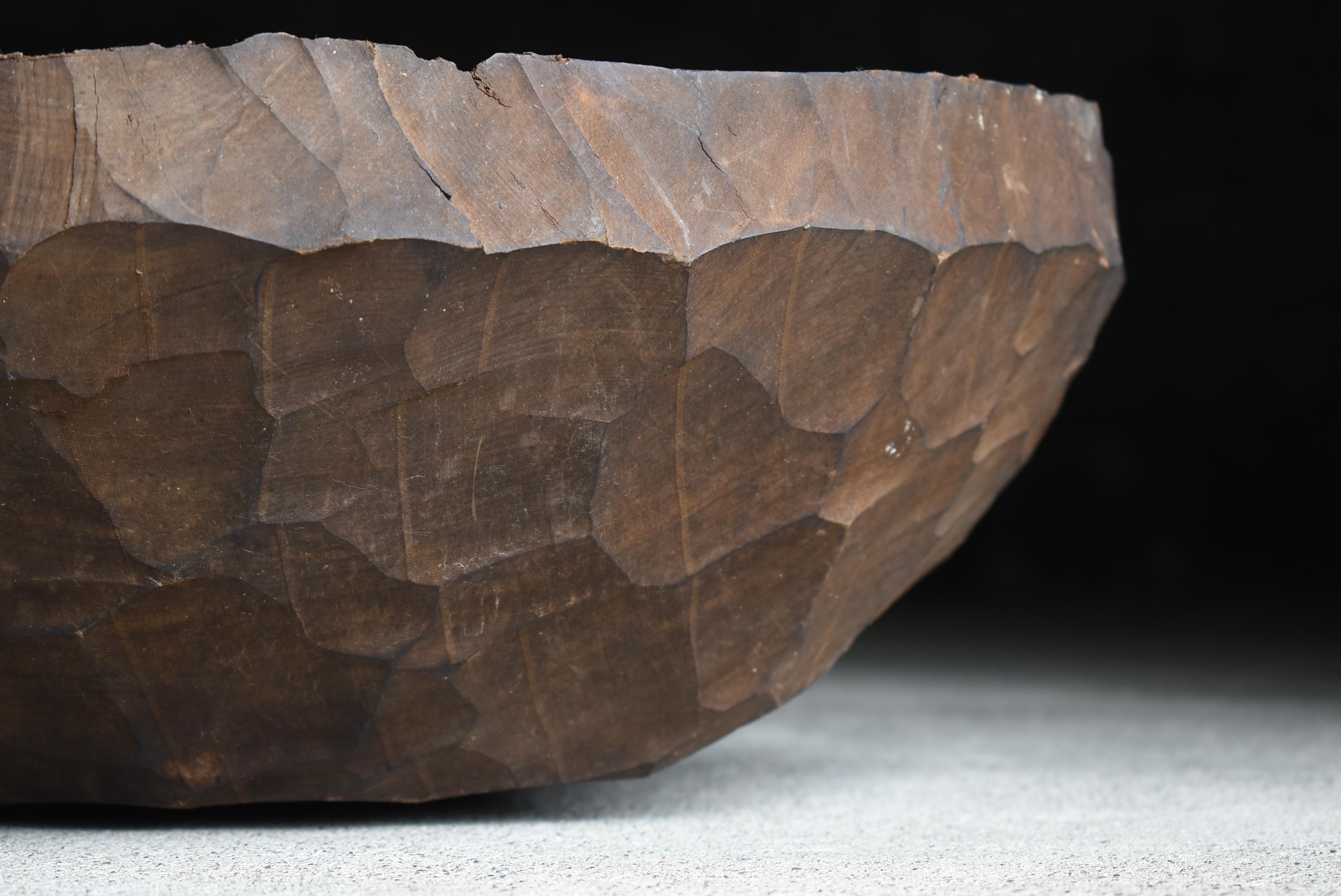 Japanese Antique Wooden Bowl 1860s-1920s Wabisabi Art at 1stDibs