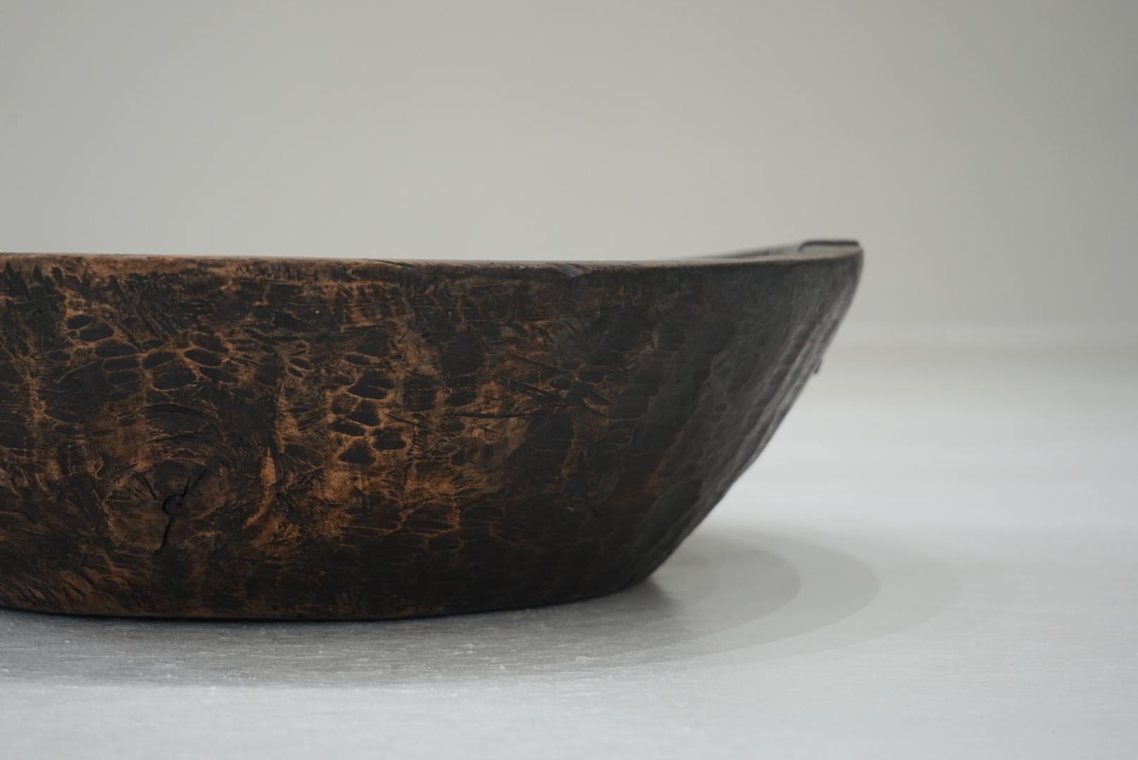 Bol japonais primitif Wabi-Sabi des années 1910-1940 en vente 1