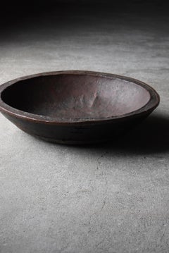 Japanese Antique Wooden Bowl or Display stand 1860s-1900s / Wabisabi