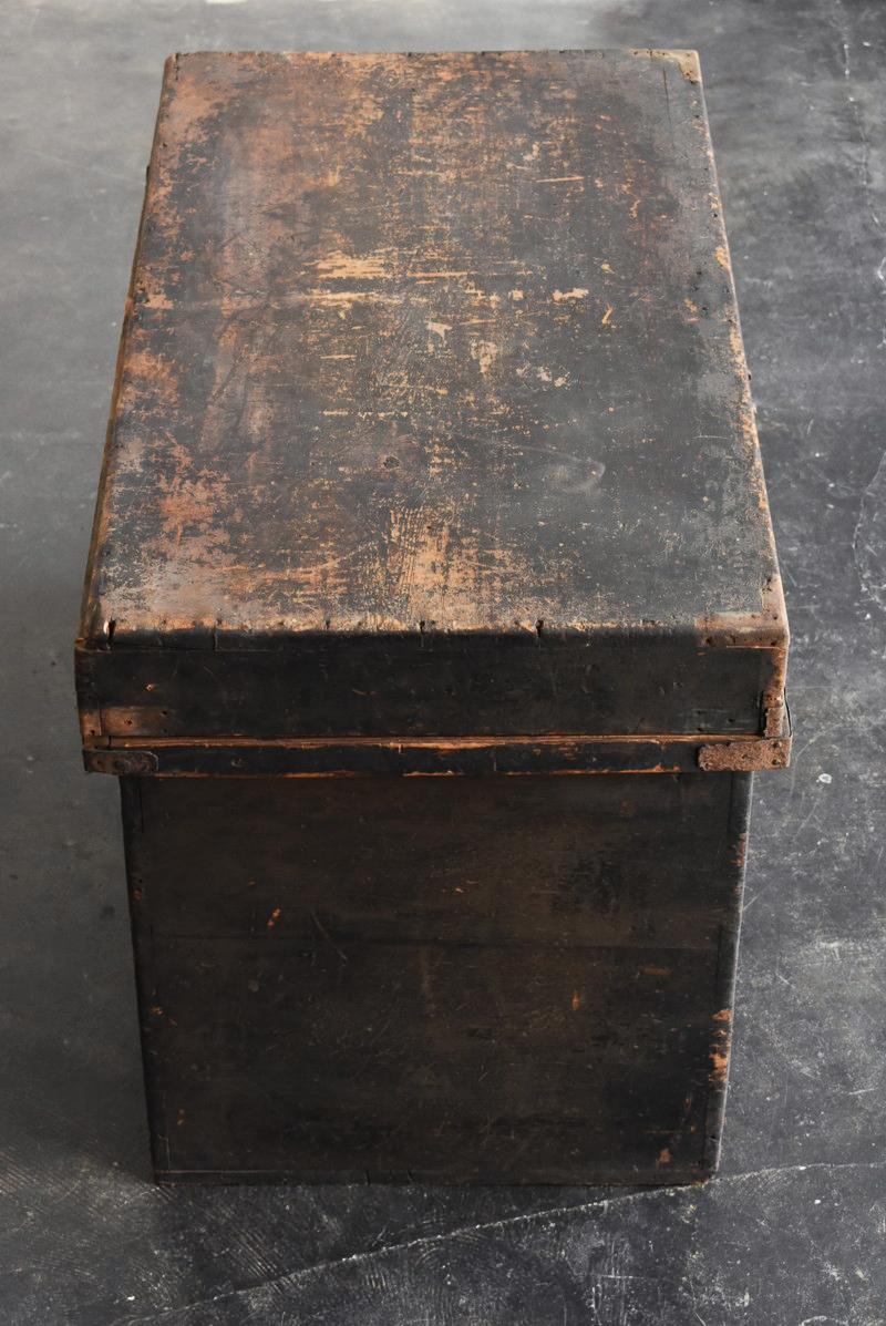 Japanese Antique Wooden Box / 1750-1850 / Table / Storage Box / Edo Period 6