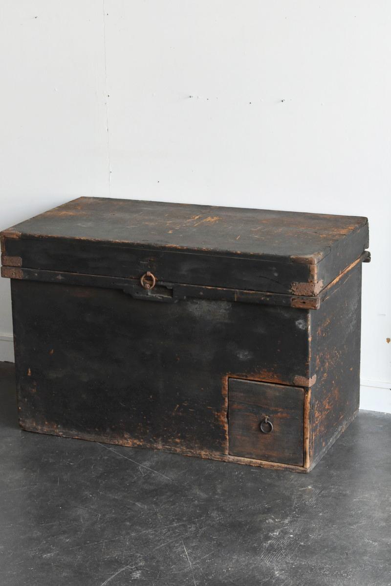 Japanese Antique Wooden Box / 1750-1850 / Table / Storage Box / Edo Period 11