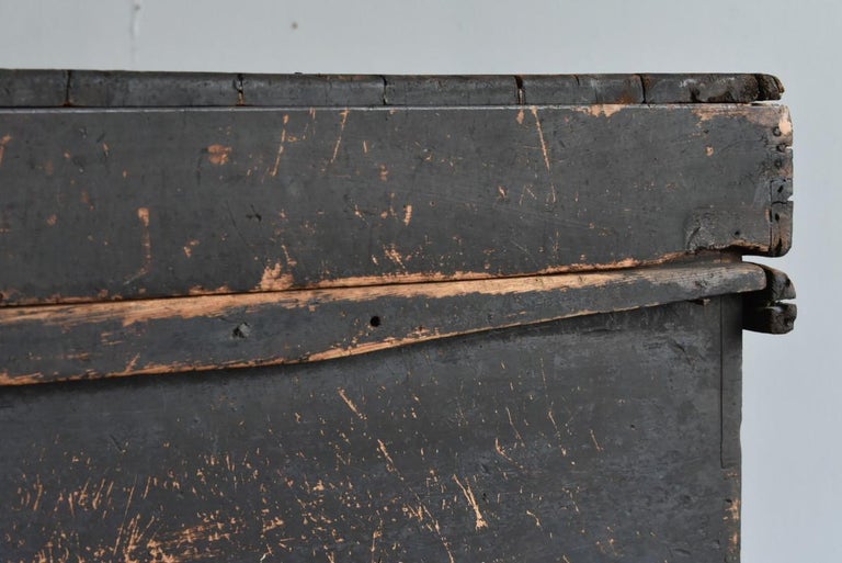 Japanese Antique Wooden Box / 1750-1850 / Table / Storage Box / Edo ...