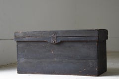Japanese Antique Wooden Box 1860s-1900s/Sofa Table Tansu Storage Wabi-Sabi