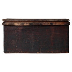 Japanese Antique Wooden Box / Side Table Sofa Table / 1868-1912s Wabi-sabi