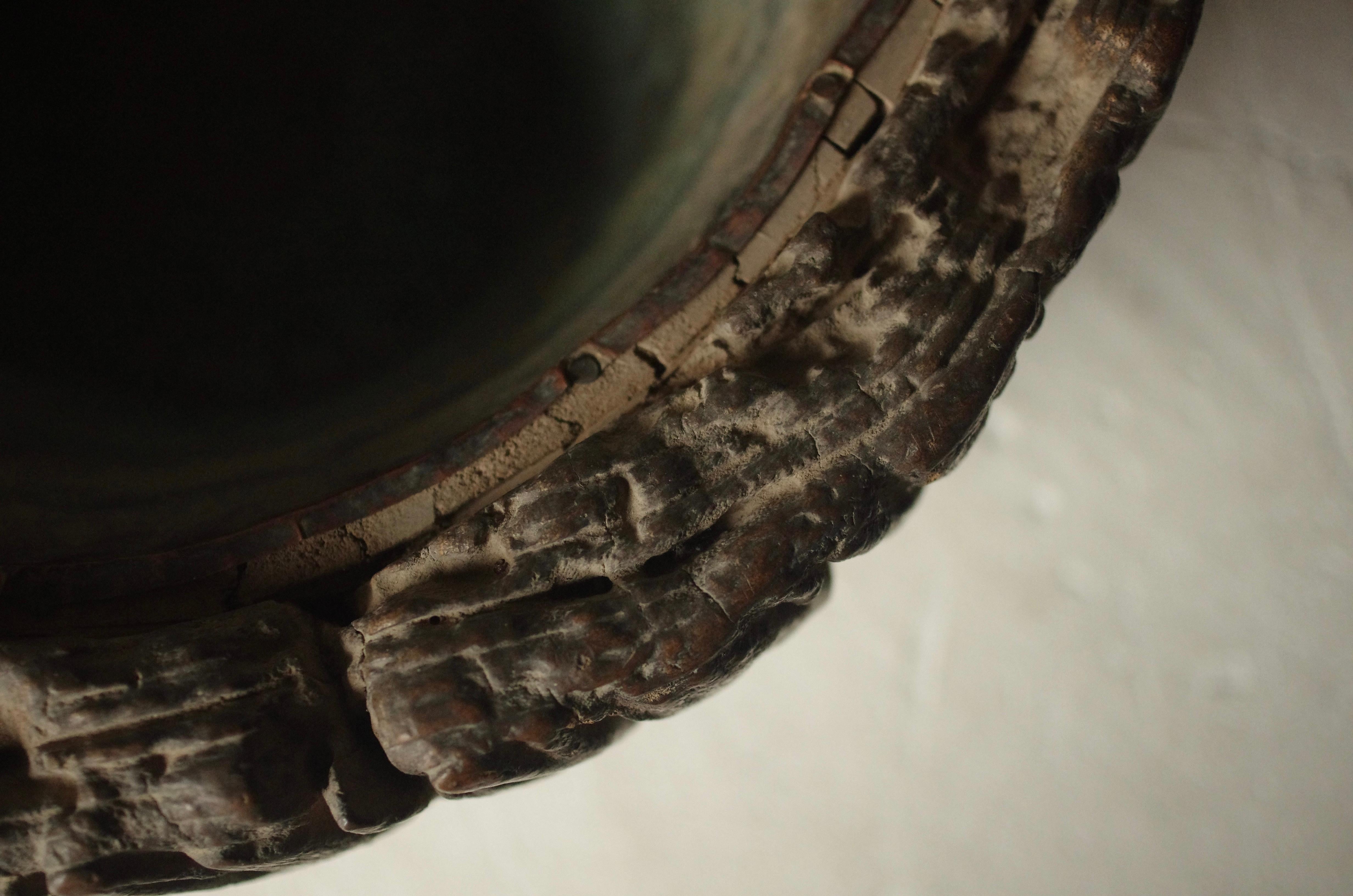 XIXe siècle Brasero japonais ancien en bois/Hibachi Brazier/1868-1912s Wabi-Sabi en vente