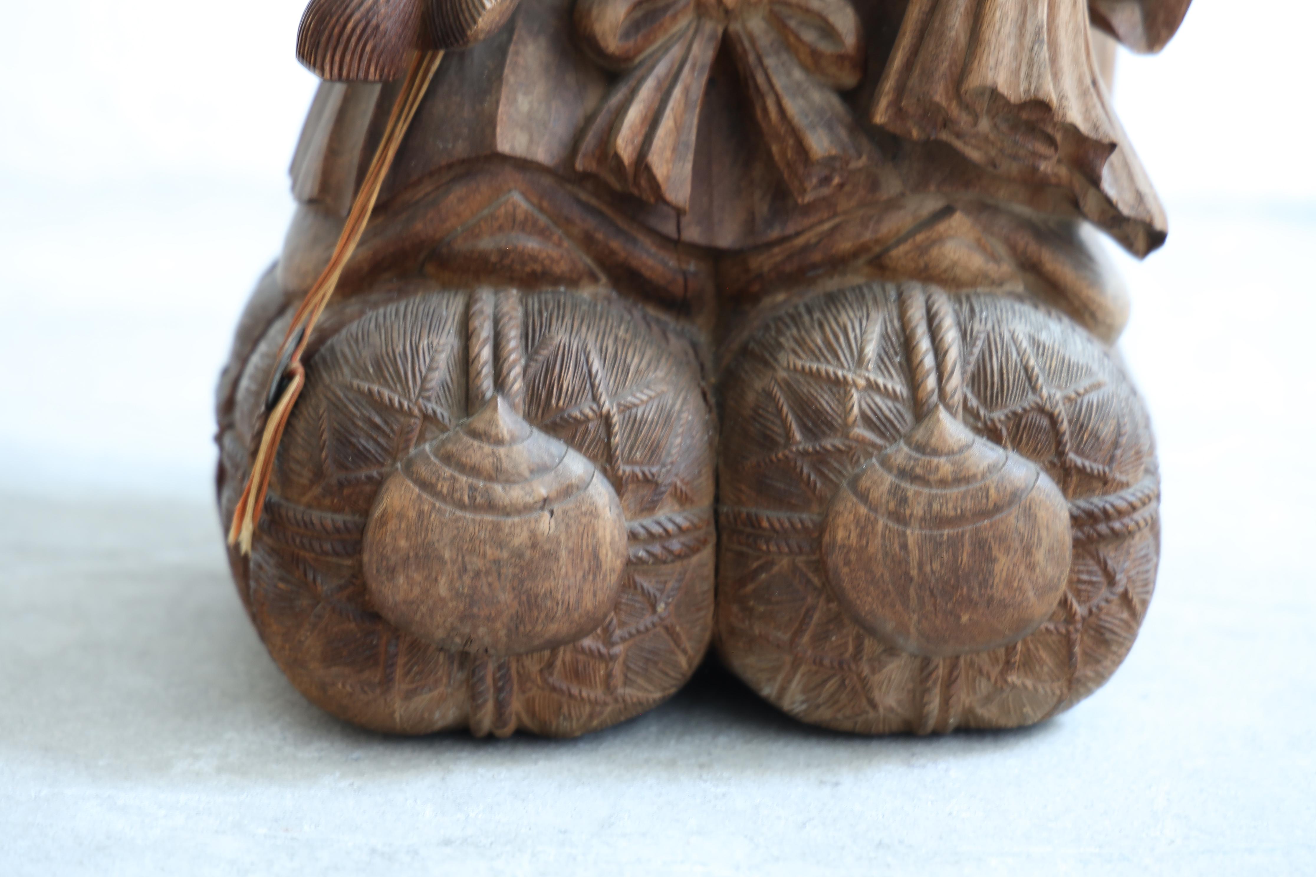 Madera Antigua Japonesa  Adornos tallados Taisho en venta