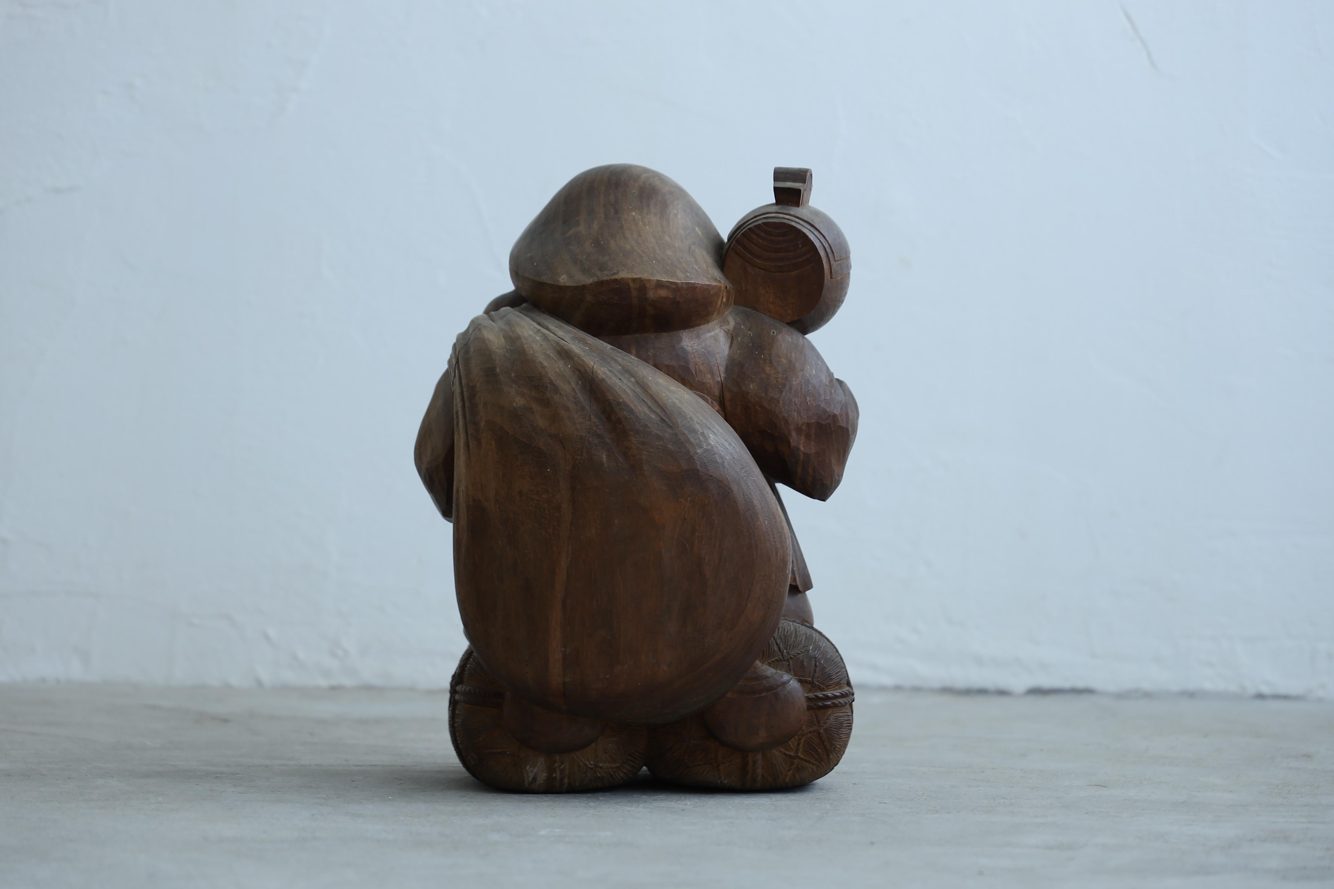 Madera Antigua Japonesa  Adornos tallados siglo XX en venta