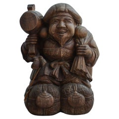 Madera Antigua Japonesa  Adornos tallados
