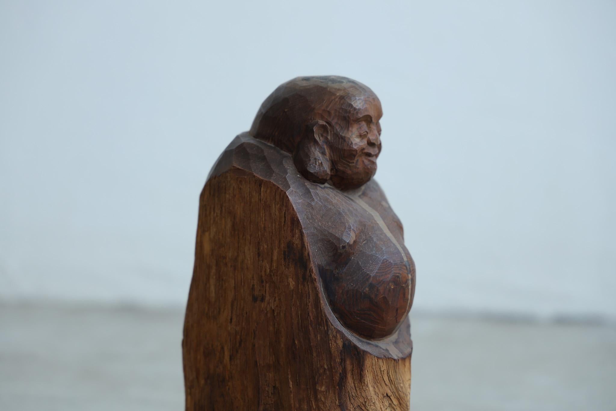 Japanese Antique Wooden  Carved Ornaments For Sale 4