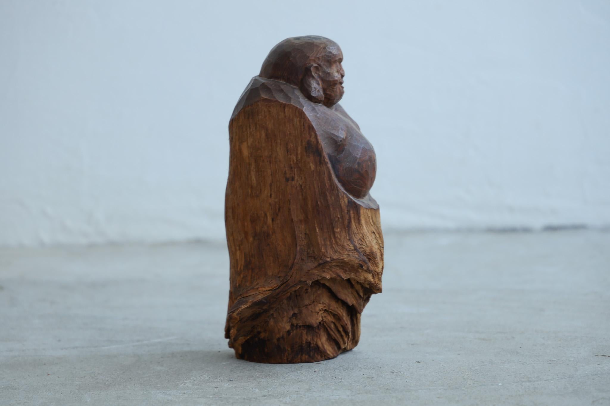 20th Century Japanese Antique Wooden  Carved Ornaments For Sale