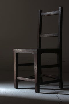 Japanese Antique Wooden Chair / 1912s-1926s / Japandi