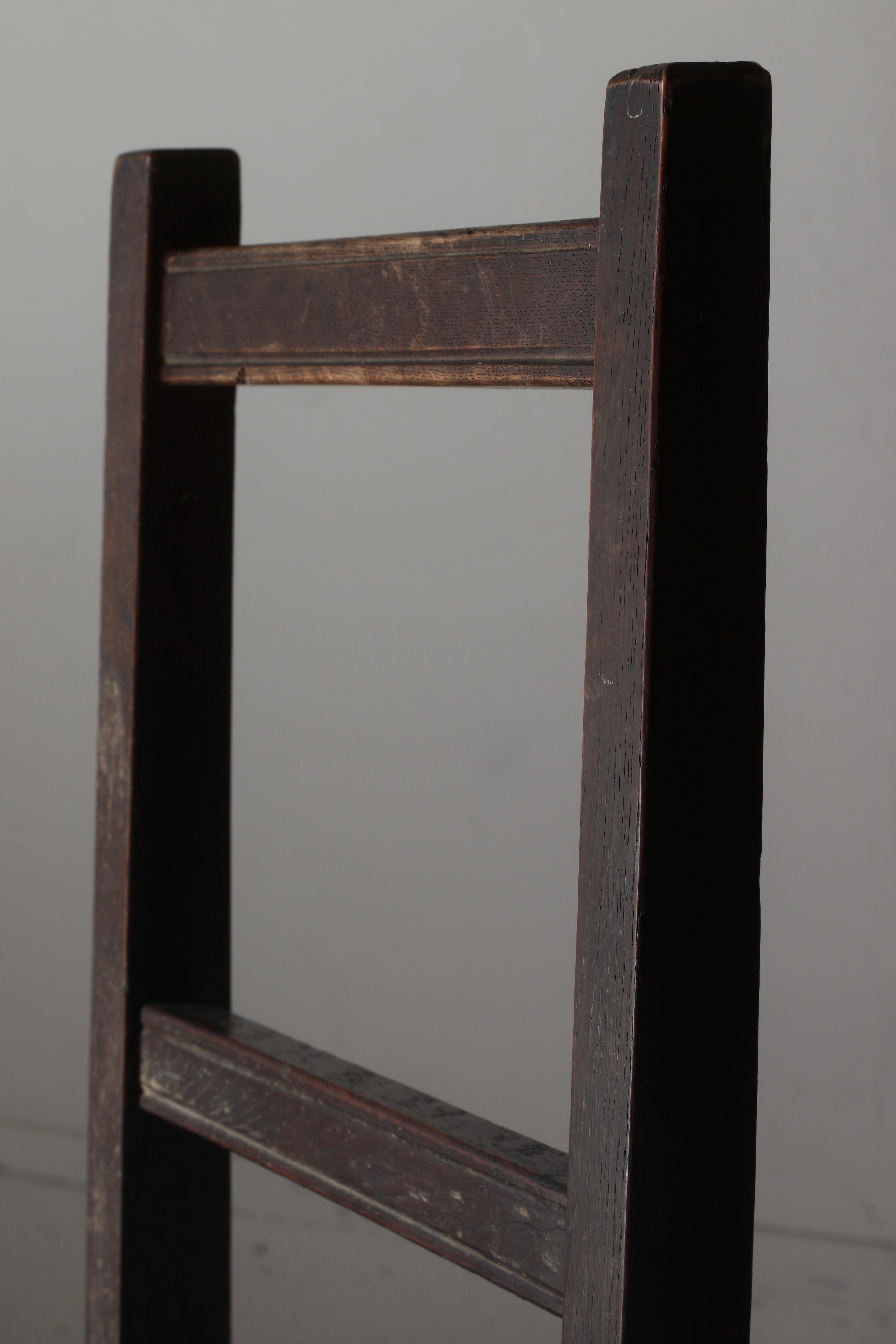 Japanese Antique Wooden Chair / 1912s-1926s / Japandi For Sale 1