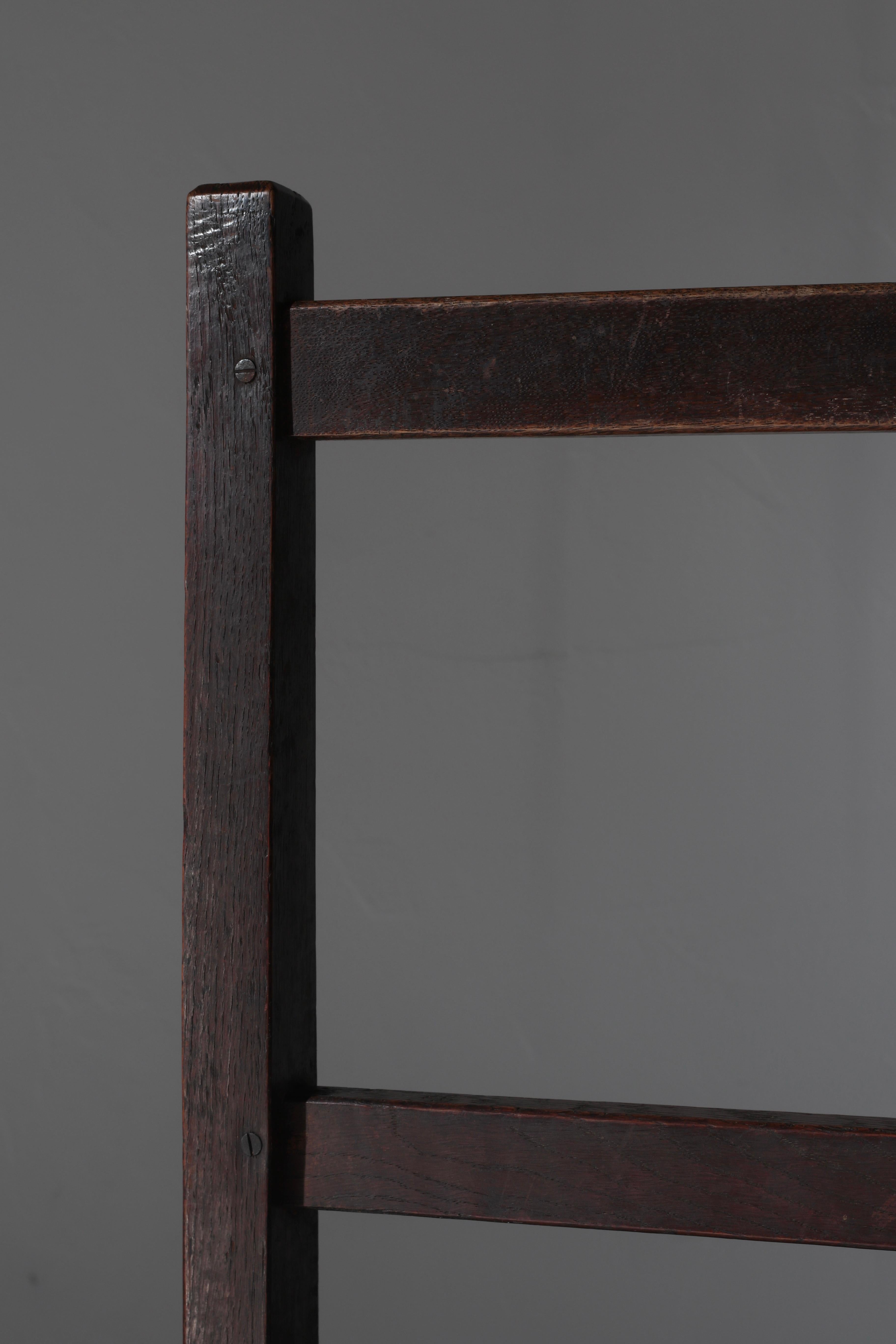 Japanese Antique Wooden Chair / 1912s-1926s / Japandi For Sale 3