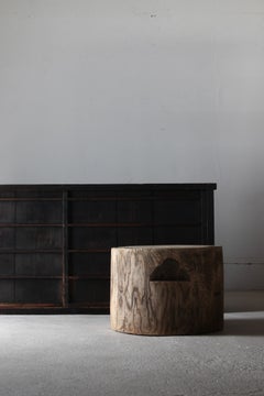 Japanese Antique Wooden Coffee Table/ Side Table/ 1868-1912s Wabi-sabi Primitive