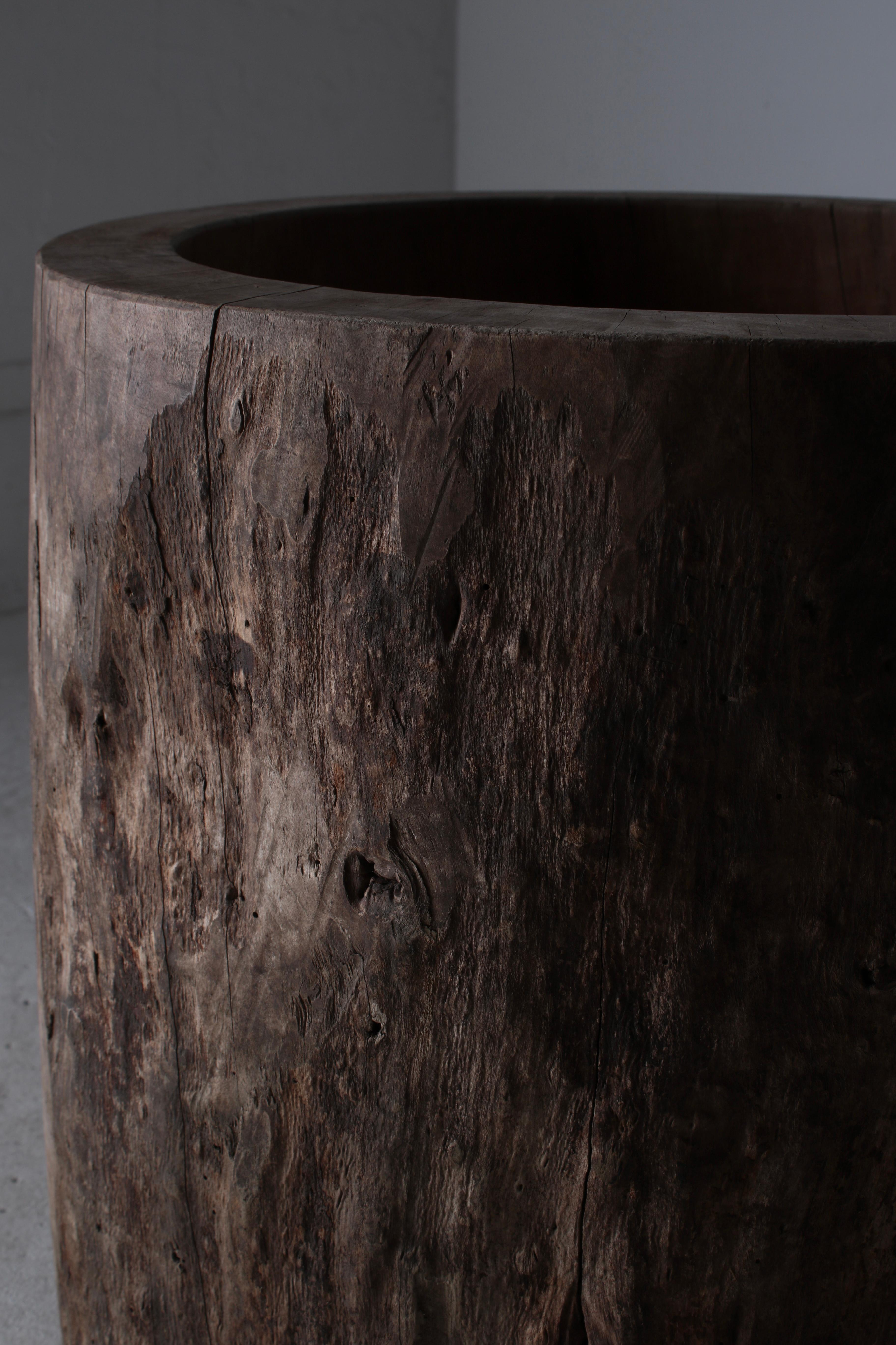 Antiker japanischer antiker Holz-Couchtisch / Beistelltisch / Wabi-sabi Rustikaler Couchtisch 6