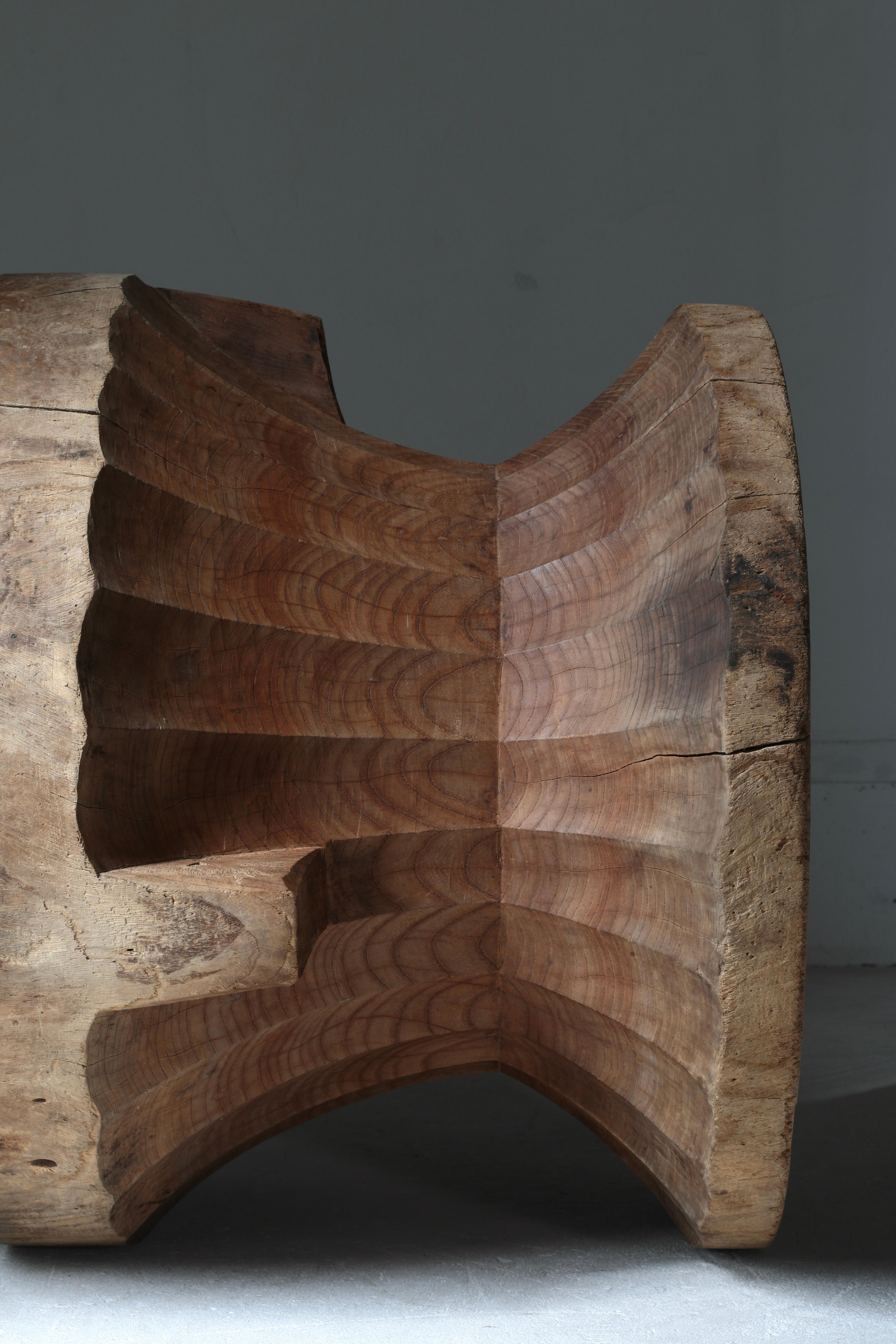 Table basse japonaise ancienne / Table d'appoint / Wabi-sabi Primitive en vente 9