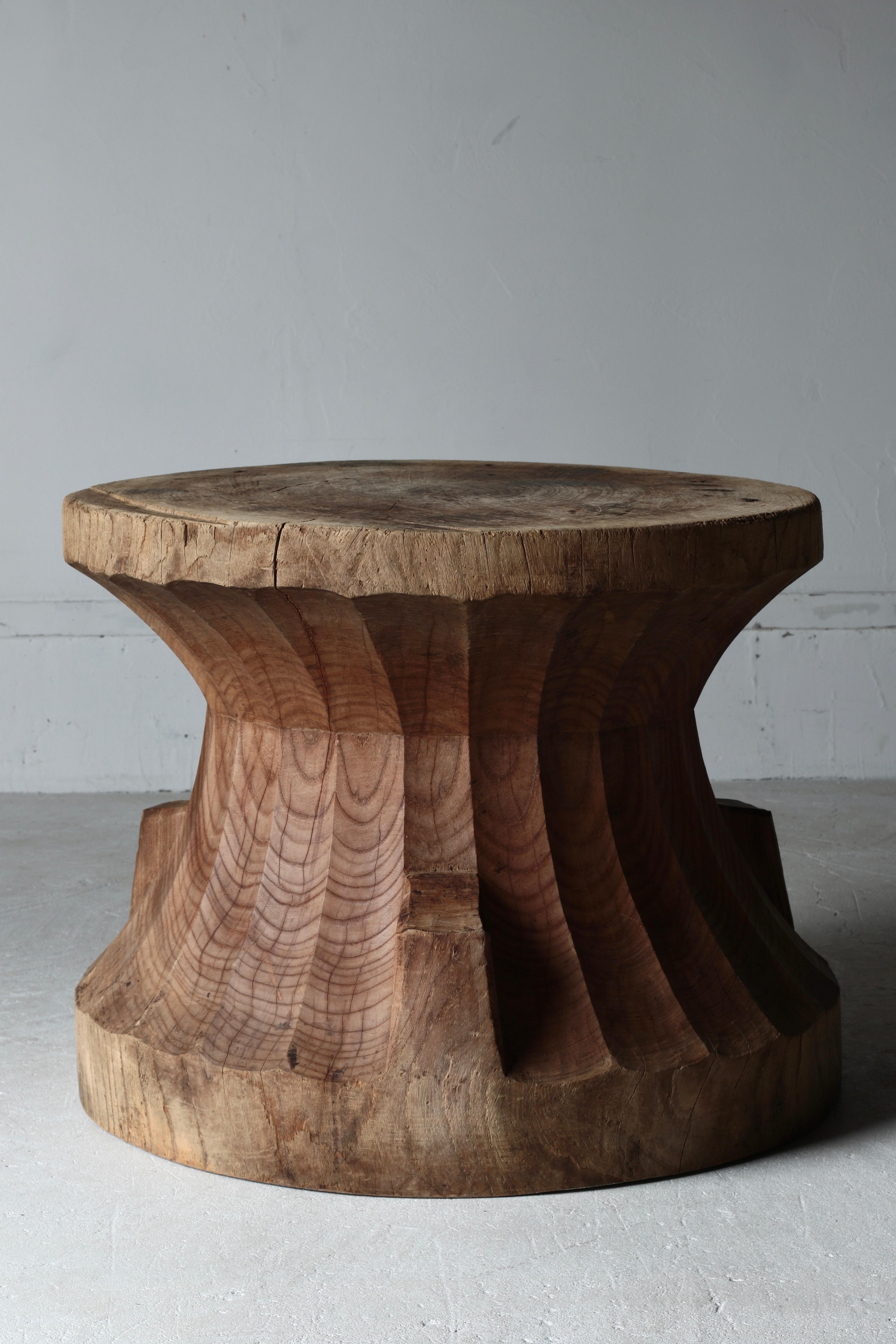Table basse japonaise ancienne / Table d'appoint / Wabi-sabi Primitive en vente 10