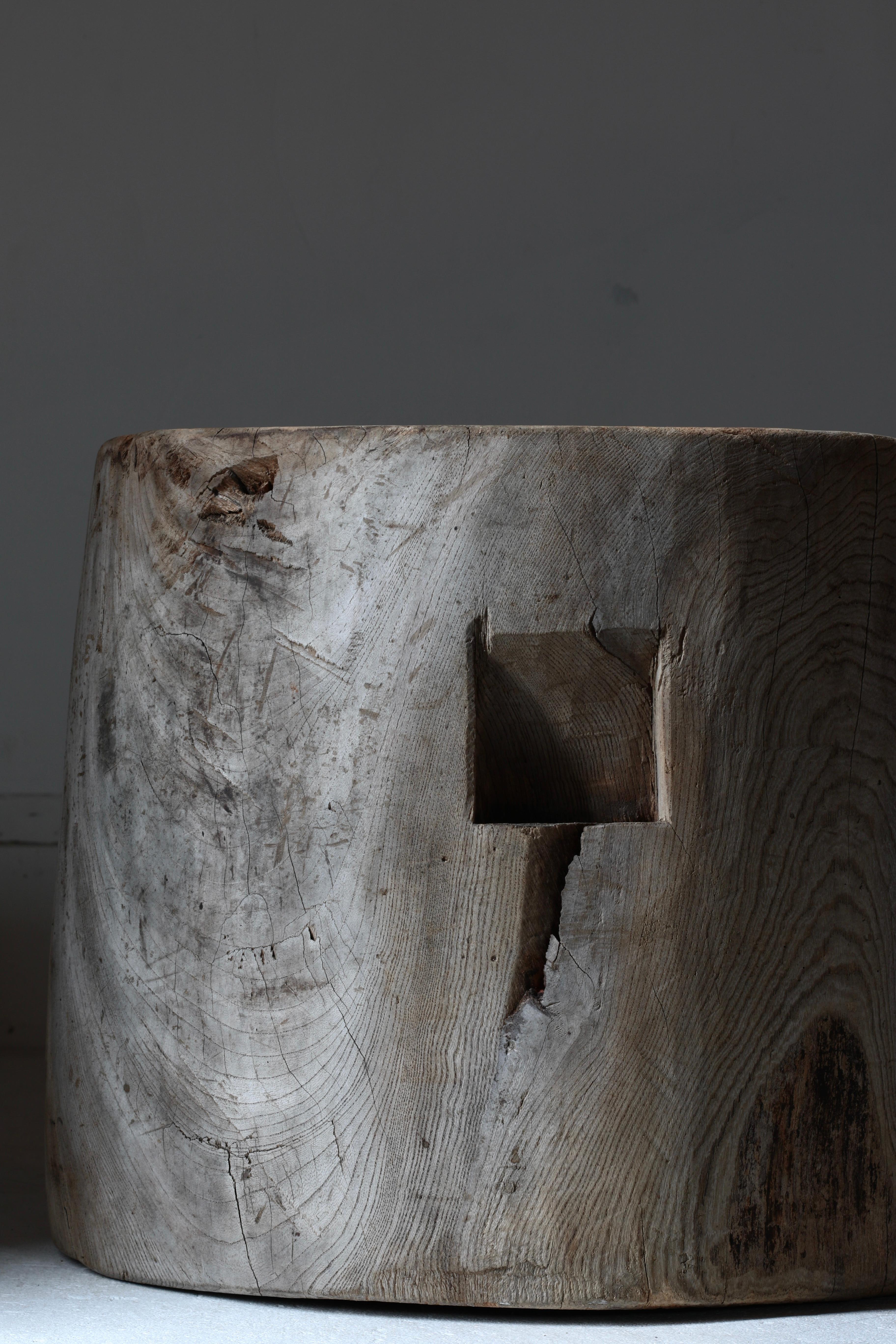 Antiker japanischer antiker Holz-Couchtisch / Beistelltisch/Beistelltisch/ 1868-1912er Jahre Wabi-sabi Primitiv im Zustand „Gut“ im Angebot in Iwate-gun Shizukuishi-cho, Iwate Prefecture