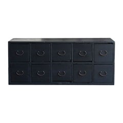 Japanese Antique Wooden Drawer/1820-1912/Edo-Meiji Period/Tv Stand