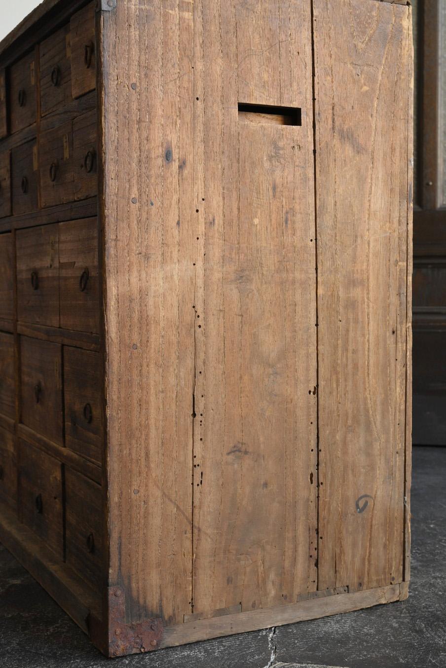 Japanese antique wooden drawer/1868-1920/Wabi-Sabi 