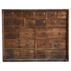 Japanese Used wooden drawer/1868-1920/Wabi-Sabi "tansu" drawer