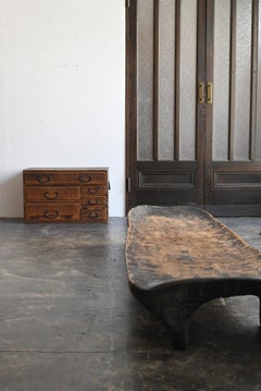 Japanese antique wooden drawers/1868-1920/tasteful chest