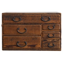 Commode japonaise ancienne en bois/1868-1920