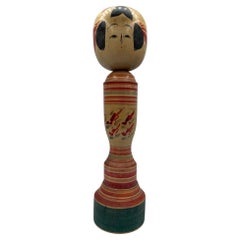 Muñeca Kokeshi japonesa antigua de madera de 1970 Altura48cm