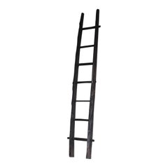 Japanese Antique Wooden Ladder 1800s-1860s / Wabi Sabi Primitive Mingei Object
