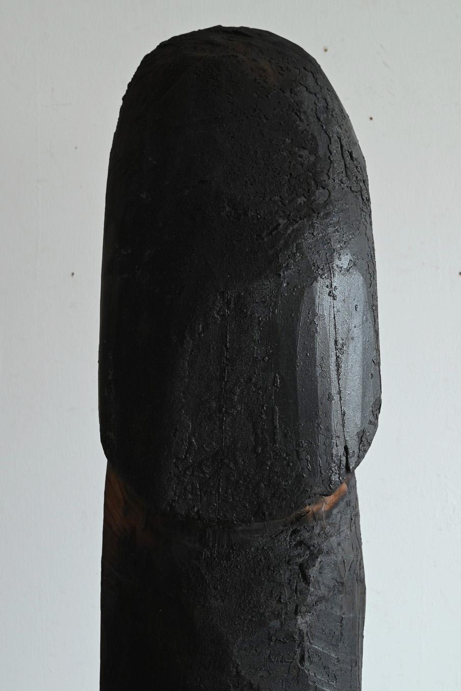 Japanese antique wooden large penis / folk belief / 1868-1920 In Good Condition For Sale In Sammu-shi, Chiba