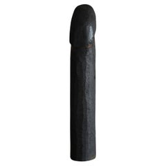 Japanese antique wooden large penis / folk belief / 1868-1920