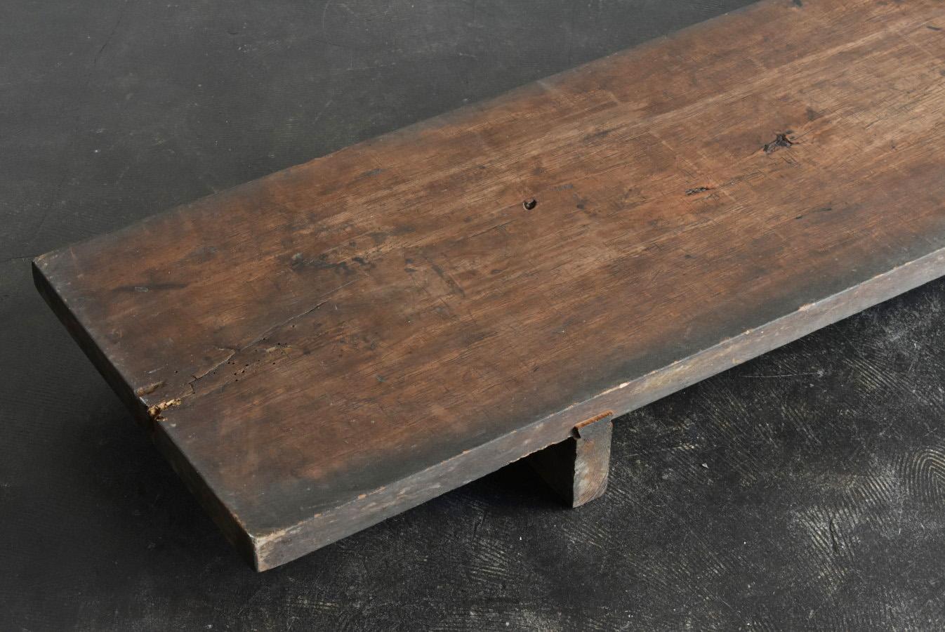 20th Century Japanese Antique Wooden Long Low Table/1912-1950 /TV Board