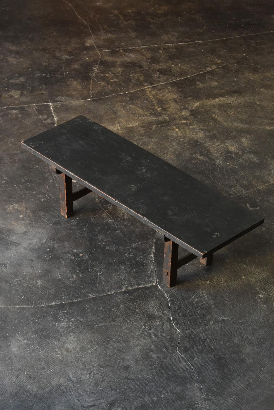 Japanese Antique Wooden Low Table, 1800-1900, Edo-Meiji Period, Simple Sofa Table 5