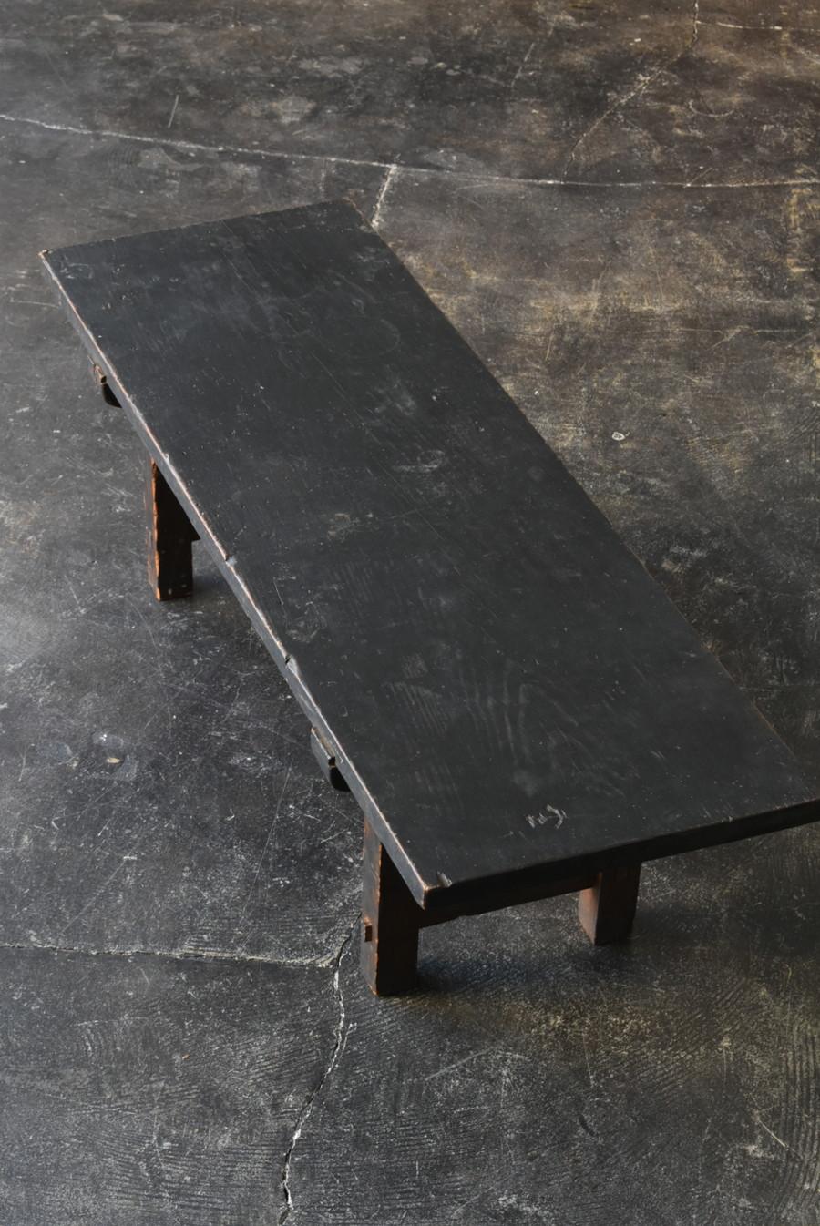 Japanese Antique Wooden Low Table, 1800-1900, Edo-Meiji Period, Simple Sofa Table 6