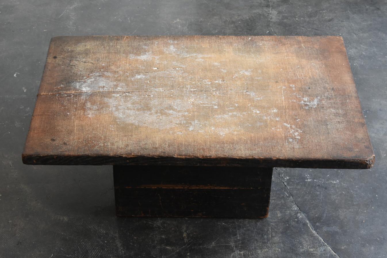 Japanese Antique Wooden Low Table / 1850-1920 / Coffee Table / Wabi Sabi Table 12