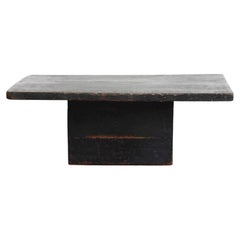 Japanese Used Wooden Low Table / 1850-1920 / Coffee Table / Wabi Sabi Table