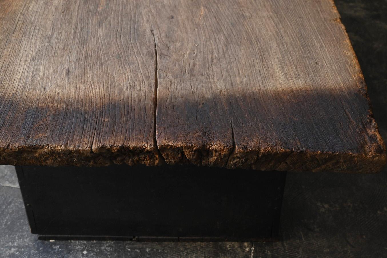 Japanischer antiker niedriger japanischer Holztisch/1868-1920/Wabi-sabi Couchtisch im Angebot 5