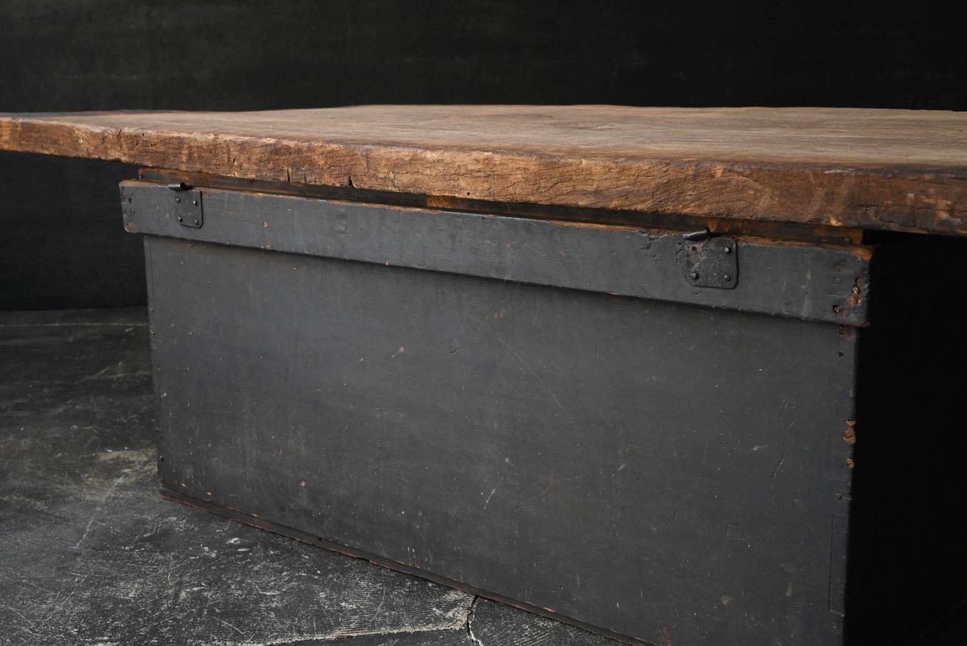 Japanischer antiker niedriger japanischer Holztisch/1868-1920/Wabi-sabi Couchtisch im Angebot 6
